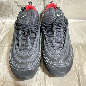 Nike air max 97, custom color black and red, mens size 9